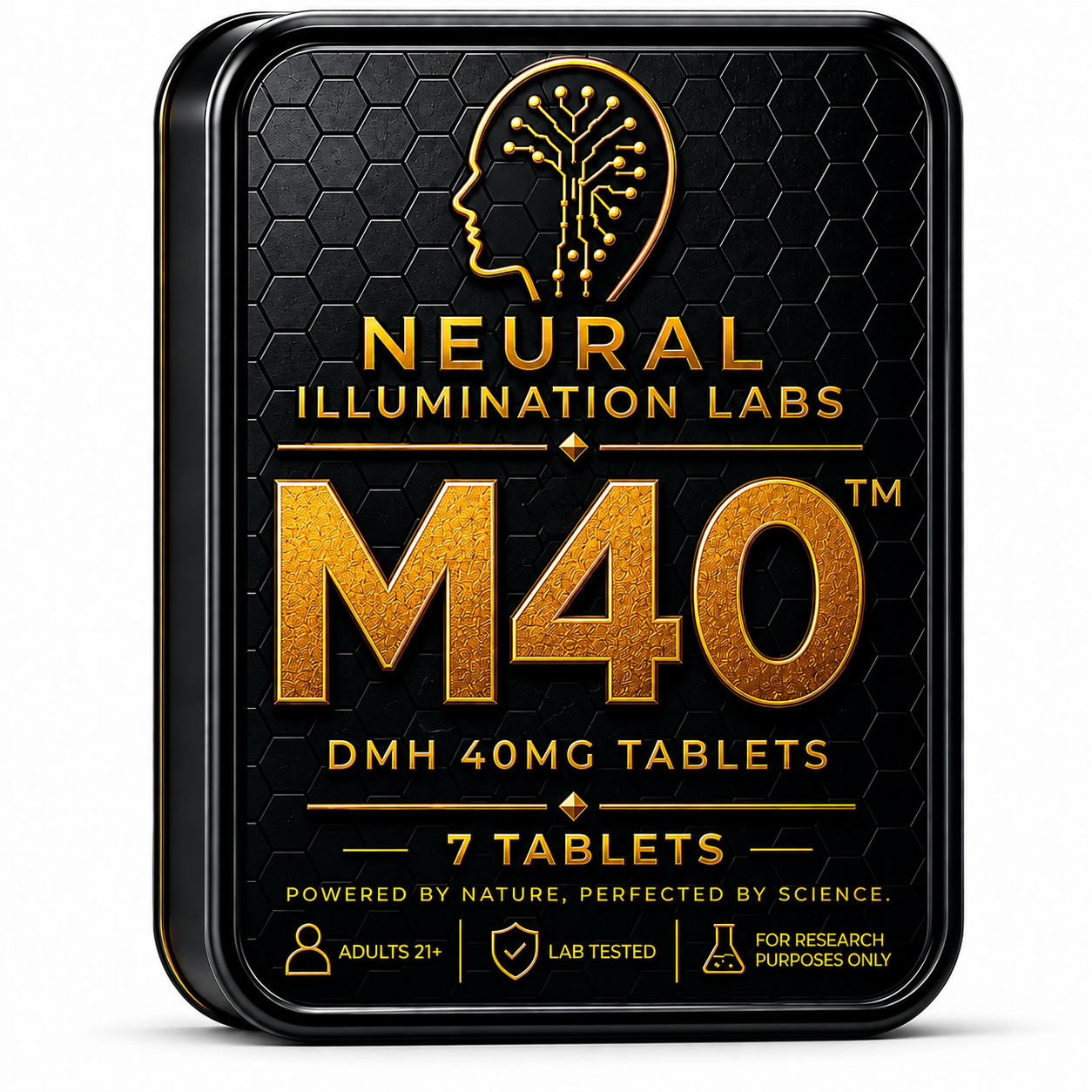 M40™ | Ultra Premium DHM Formula | 40MG | 7 Tablets